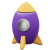 Expand Your Business Reach - Large Rocket Icon