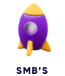 Expand Your Business Reach - Small Rocket Icon